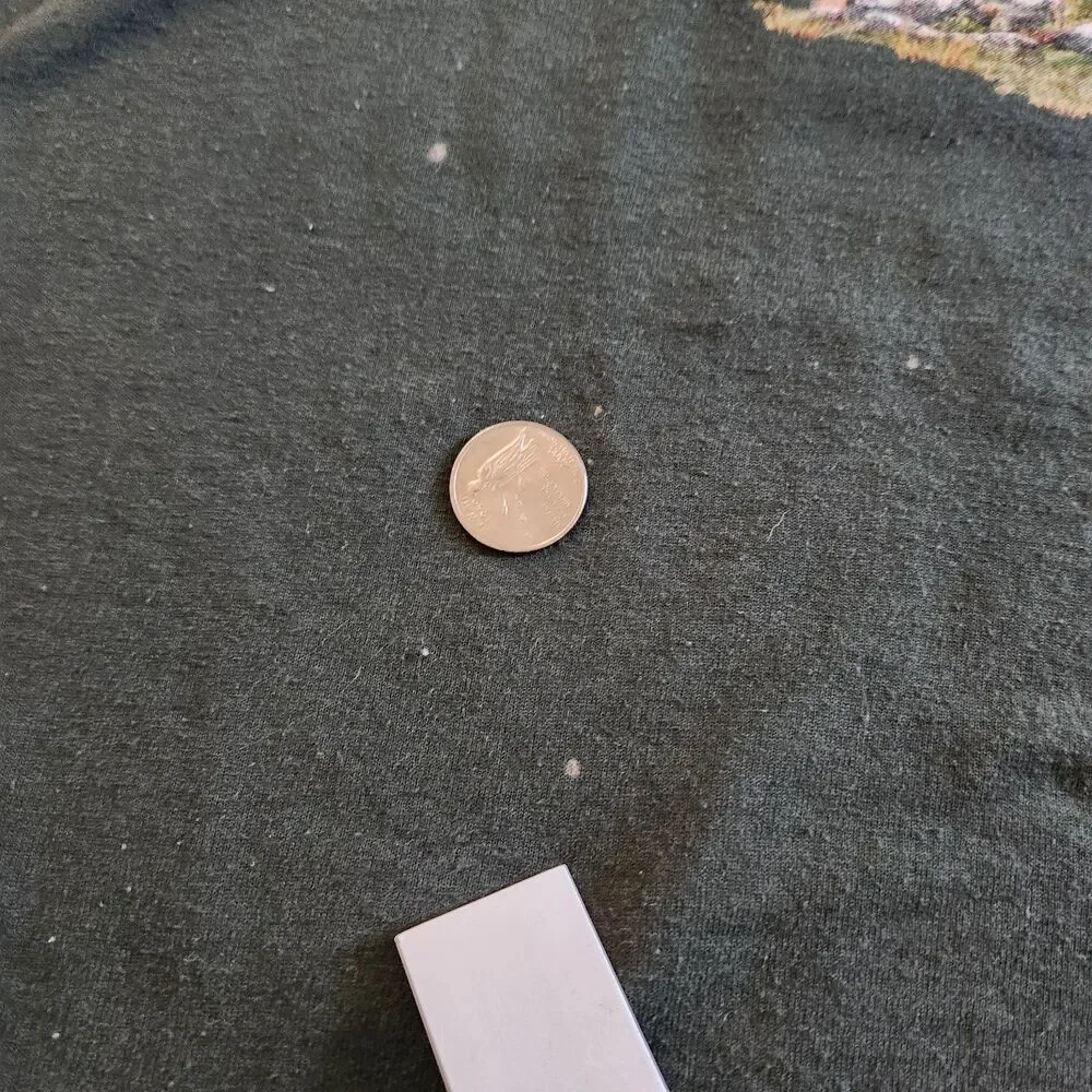 Great Smoky Mountains T-Shirt  Sz XL Whitetail Deer Wolf Black Bear Eagle USA - Picture 6 of 11